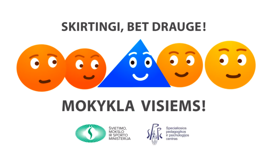 Socialinė reklama „Skirtingi, bet drauge!“